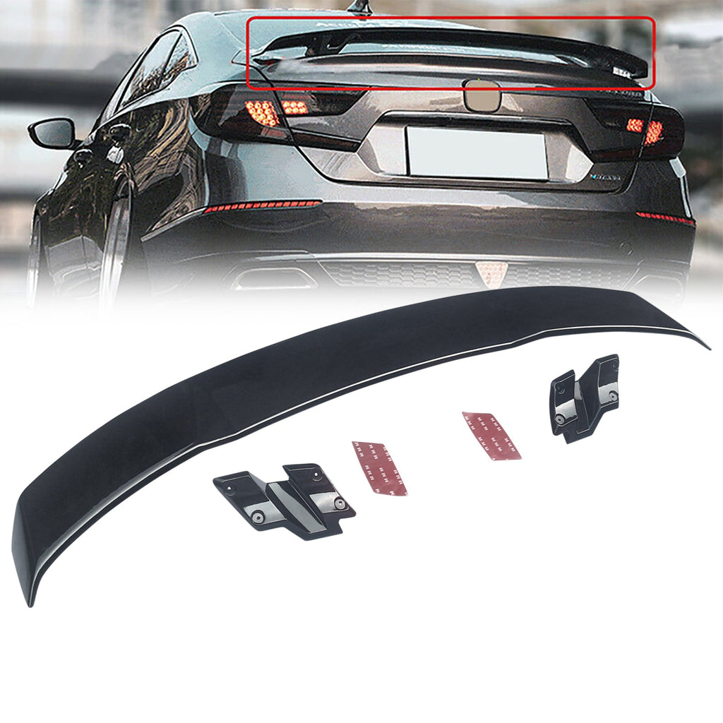 NINTE Rear Spoiler For 2018-2022 Honda Accord 10th Gen ABS Gloss Black