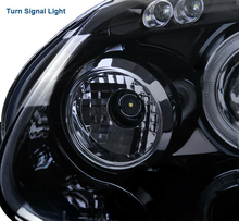Laden Sie das Bild in den Galerie-Viewer, Glossy Black For VW 06-08 Golf Mk5 Jetta Tinted LED Halo Projector Headlights - NINTE