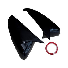 Cargar imagen en el visor de la galería, NINTE Ox Horn Mirror Covers For 2014 - 2025 Cadillac CT5 CT6 CTS Glossy Black - NINTE