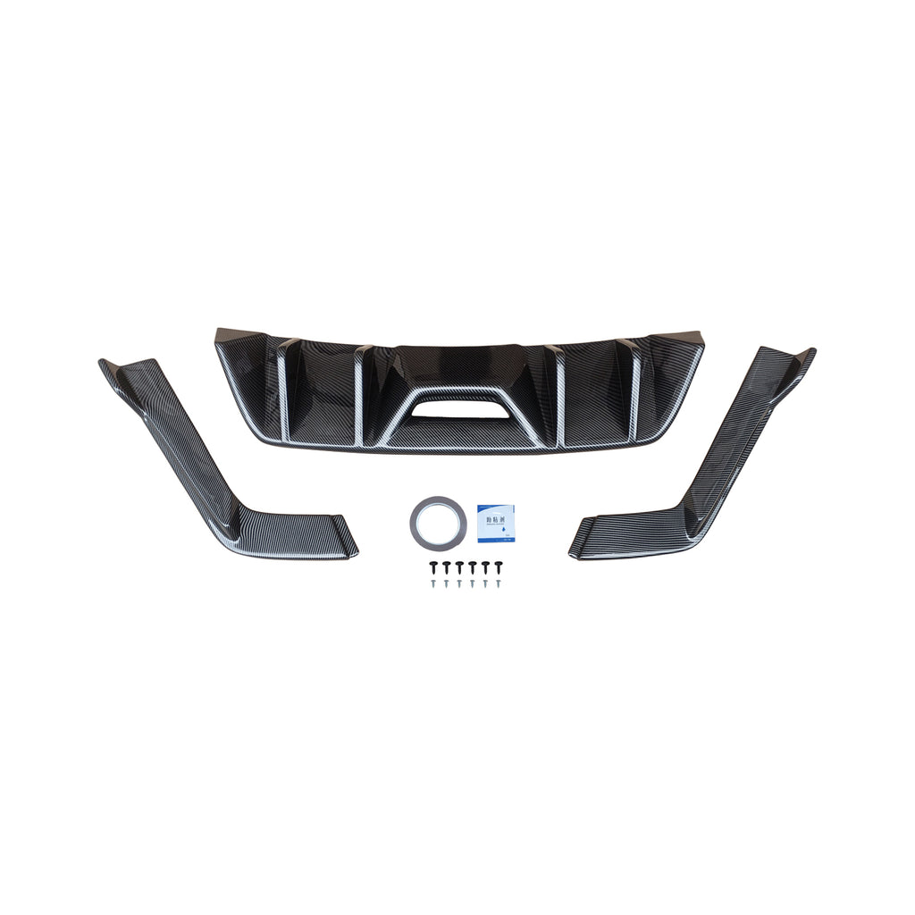 NINTE For 2015-2017 Ford Mustang Rear Diffuser Rear Bumper Lip HN Style