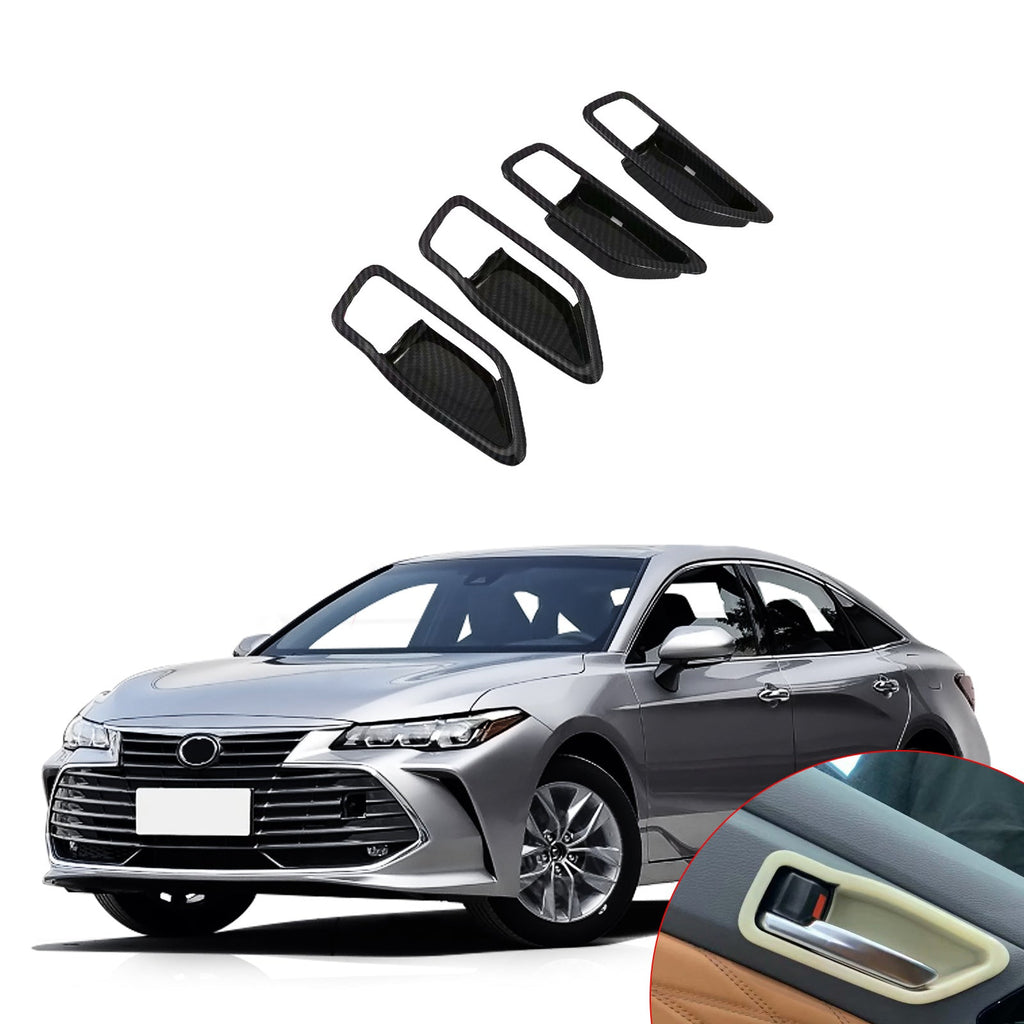 NINTE Inner Door Handle For Toyota Avalon 2019-2021 Carbon Fiber Coating