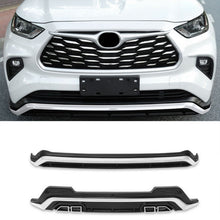 Load image into Gallery viewer, NINTE Bumper Front Rear Board Guard For 2020-2022 Toyota Highlander 2PCS ABS Plastic