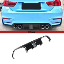 Charger l'image dans la galerie, NINTE Rear Diffuser Lower Middle Lip for BMW F80 M3 F82/F83 M4 M Sport Bumper 2015 2016 2017 2018 2019 2020 ABS Painted Lower Bumper Lip with Light - NINTE