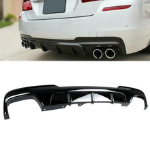 Charger l&#39;image dans la galerie, NINTE Rear Diffuser For 2011-2016 BMW 5-Series F10 550i 535i MP Style