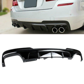 NINTE For 2011 - 2016 BMW 5 - Series F10 M Sport 550i 535i M Sport MP Style Rear Diffuser - NINTE