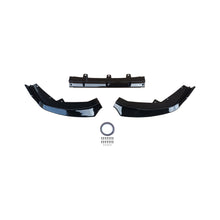 Cargar imagen en el visor de la galería, NINTE For 2024-2025 Nissan Sentra Front Bumper Lip Spoiler PP Gloss Black 3PCS