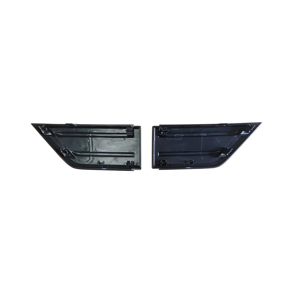 NINTE For Ford F150 2021-2023 1 Set Front Bumper Guards Inserts Pads End Caps Cover Trim