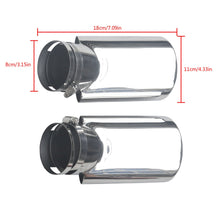 画像をギャラリービューアに読み込む, NINTE For 2005-2010 Range Rover Sport Diesel Exhaust Muffler Tail Pipe Stainless Steel Oval Tip