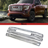 NINTE Grille Covers  For 2019-2022 GMC Sierra 1500 SLT AT4 Front Mesh Grill Cover Grill Overlay Trim