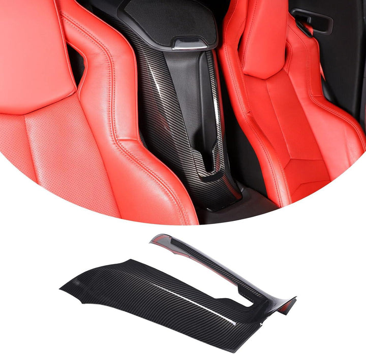 NINTE For for 2020 - 2023 Chevrolet Corvette C8 Accessories Interior Center Console Waterfall Wireless Phone Charger Cover Trim - NINTE