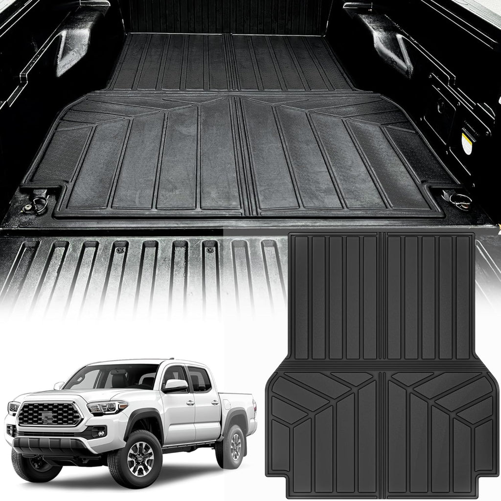 NINTE For 2023-2005 Toyota Tacoma 5 ft ( 60" ) Short Bed  All Weather Car Bed Liner Black