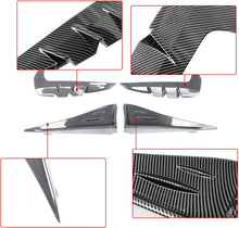 Load image into Gallery viewer, NINTE Side Skirts Side Splitter Winglets &amp; Front Fender Side Air Flow Vent Trim Fit for Toyota BRZ &amp; Subaru GR 86 2022 2023 2024 2025 Carbon Fiber Coating ABS Painted 4PCS Decoration - NINTE
