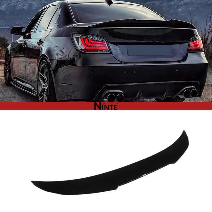 NINTE Rear Spoiler For 2004 - 2010 BMW 5 Series E60 Sedan PSM Style ABS Painted Trunk Spoiler Wing - NINTE