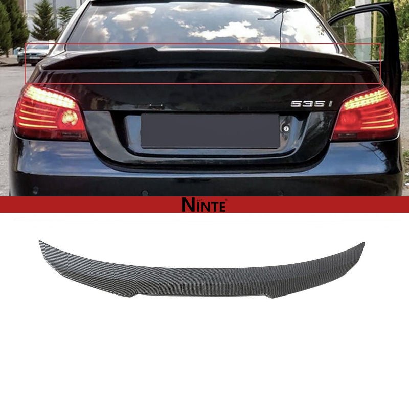 NINTE Rear Spoiler For 2004 - 2010 BMW 5 Series E60 Sedan PSM Style ABS Painted Trunk Spoiler Wing - NINTE