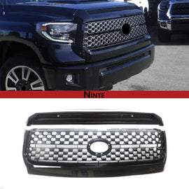 NINTE Front Grill For 2014 - 2021 Toyota Tundra Replacement Hood Bulge Lower Grille - NINTE