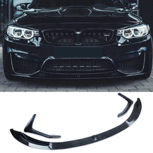 Cargar imagen en el visor de la galería, NINTE Front Bumper Lip For 2015-2020 BMW F80 M3 F82 F83 M4 Performance ABS Painted Front Lip Splitter Kits