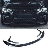 NINTE Front Bumper Lip For 2015-2020 BMW F80 M3 F82 F83 M4 Performance ABS Painted Front Lip Splitter Kits