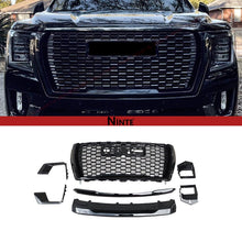Load image into Gallery viewer, NINTE Grille Hood Trim Molding Gloss Black Set For 2021 - 2024 GMC Yukon/XL Grille Front - NINTE