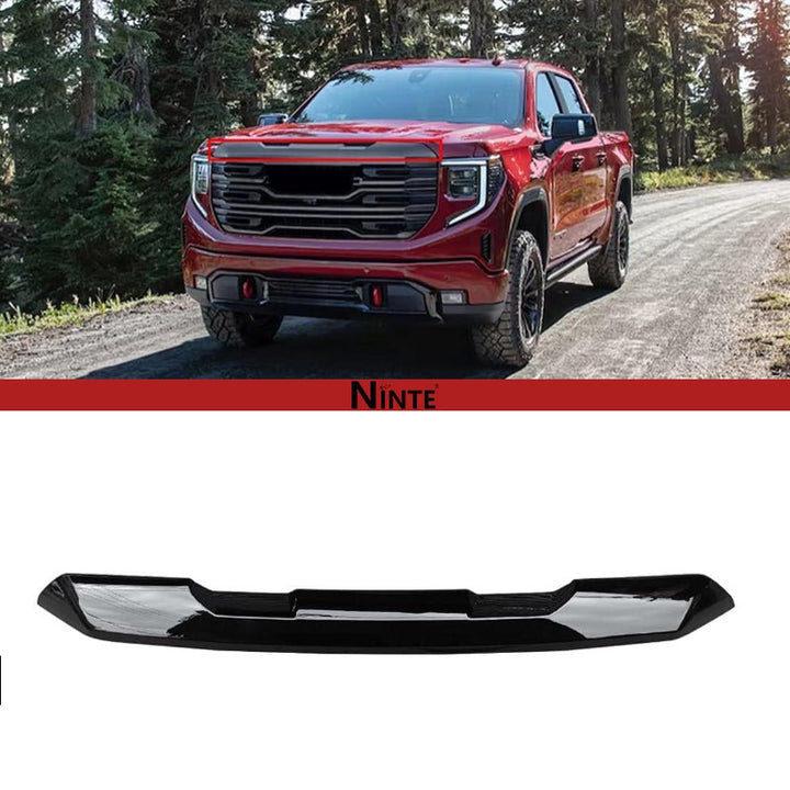NINTE Upper Grille Hood Bulge Cover For 2022 - 2025 GMC Sierra 1500 ABS Non - replacement - NINTE