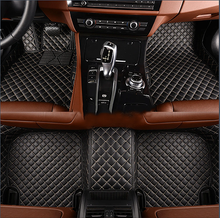 Laden Sie das Bild in den Galerie-Viewer, NINTE 2019 Jaguar XJ Custom 3D Covered Leather Carpet Floor Mats