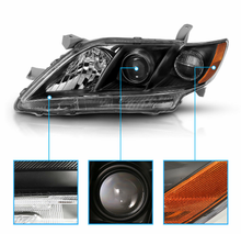 画像をギャラリービューアに読み込む, For 2007-2009 Toyota Camry Black Factory Style Projector Headlights Pair - NINTE