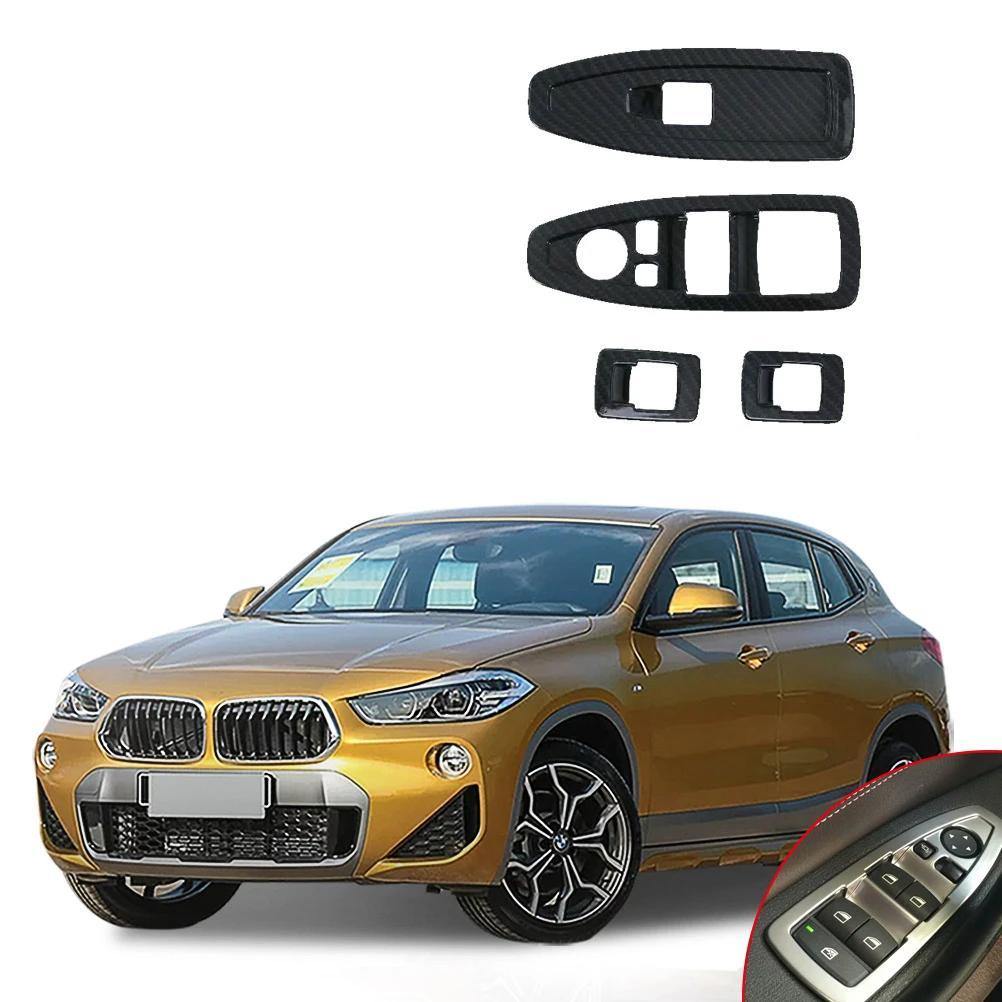 Ninte BMW X2 2018 4 PCS Style Window Lift Switch Frame Trim - NINTE