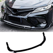 Cargar imagen en el visor de la galería, NINTE Front Bumper Lip For 2018-2024 Toyota Camry Sport SE XSE Lower Splitter