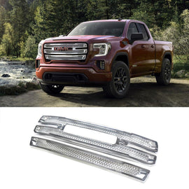 NINTE For 2019 - 2022 GMC Sierra 1500 SLT AT4 Front Mesh Grill Cover Grill Overlay Trim - NINTE