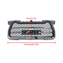 Cargar imagen en el visor de la galería, NINTE Front Hood Grille For 2019-2021 GMC Sierra 1500 ABS Denali Mesh Style