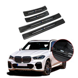 NINTE 2019 BMW Threshold Trim Interior Stainless Steel Sill Scuff Plate