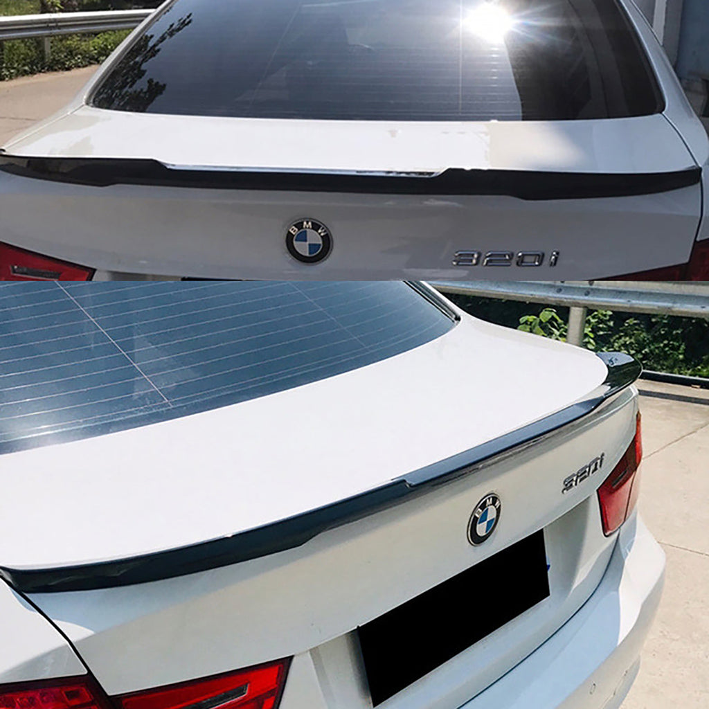 NINTE Rear Spoiler For 2006-2011 BMW 3 Series 335i E90 Sedan M4 Style Trunk Wing Splitter