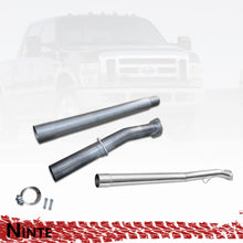 Charger l&#39;image dans la galerie, NINTE 4&quot; 2008-2010 Ford 6.4 Powerstroke Cat &amp; DPF Delete Race Pipe