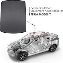 Load image into Gallery viewer, NINTE Sunshade For 2020 2021 Tesla Model Y with UV/Heat Insulation Cover Set of 2 Glass Roof shade