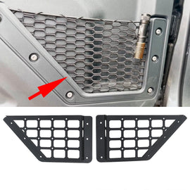 NINTE For 2021 - 2023 Ford Bronco Front Door Side Steel Storage Bracket Pair 2 Pieces - NINTE