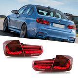 NINTE Taillights For BMW 3 Series F30 2012-2015 LED Sequential Set