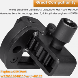 NINTE For Detroit Diesel DD15 DD16 Engine Brake Barring Camshaft Timing Tools TDC Locating - NINTE