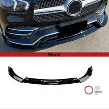 Laden Sie das Bild in den Galerie-Viewer, NINTE Front Bumper Lip Splitter ABS For 2020 - 2023 Mercedes - Benz GLE53 AMG GLE350 - NINTE