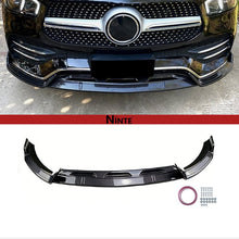 Laden Sie das Bild in den Galerie-Viewer, NINTE Front Bumper Lip Splitter ABS For 2020 - 2023 Mercedes - Benz GLE53 AMG GLE350 - NINTE