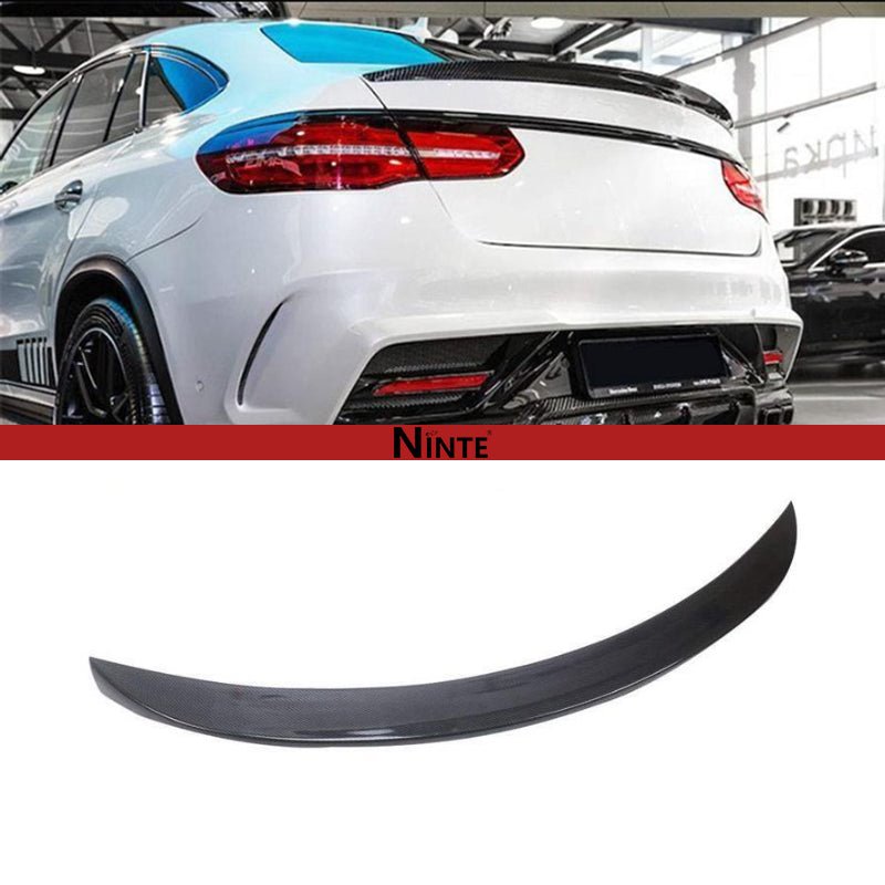 NINTE Trunk Spoiler For Mercedes Benz 2016 - 2019 C292 GLE Class GLE43 GLE63 Coupe Spoiler Wing Painted Carbon Fiber Coating ABS - NINTE