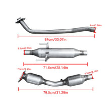 Load image into Gallery viewer, NINTE For 2003-2008 Toyota Corolla Matrix 1.8L 4CYL Pontiac Catalytic Converter US 3PCs