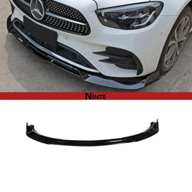 NINTE Front Lip For 2021 - 2023 Benz E - Class W213 C238 A238 E350 E450 AMG E53 Front Lip Lower Bumper Splitter ABS 3 PCs - NINTE