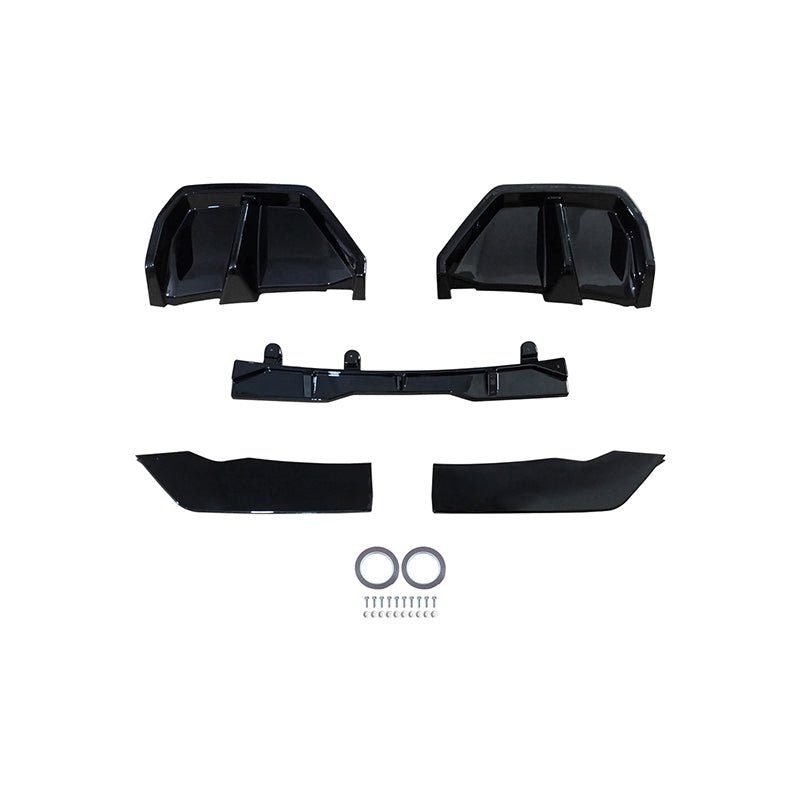 NINTE Rear Diffuser For 2025+ BMW X3 G45 M Sport Bumper Lip Gloss Black - NINTE