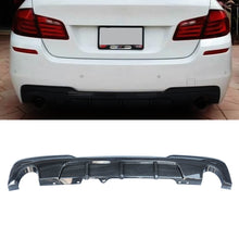 Charger l&#39;image dans la galerie, NINTE Rear Diffuser For 2011-2017 BMW 5-Series F10 F11 535d 535i M Sport MP Style Twin Outlet Rear Bumper Lip