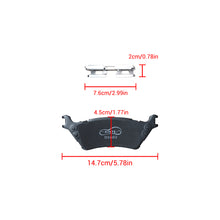 Cargar imagen en el visor de la galería, NINTE Front &amp; Rear Ceramic Brake Pads for Ford F-150 F150 2012-2020