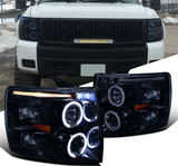 NINTE Headlight For Chevy 07-14 Silverado 1500 2500 3500