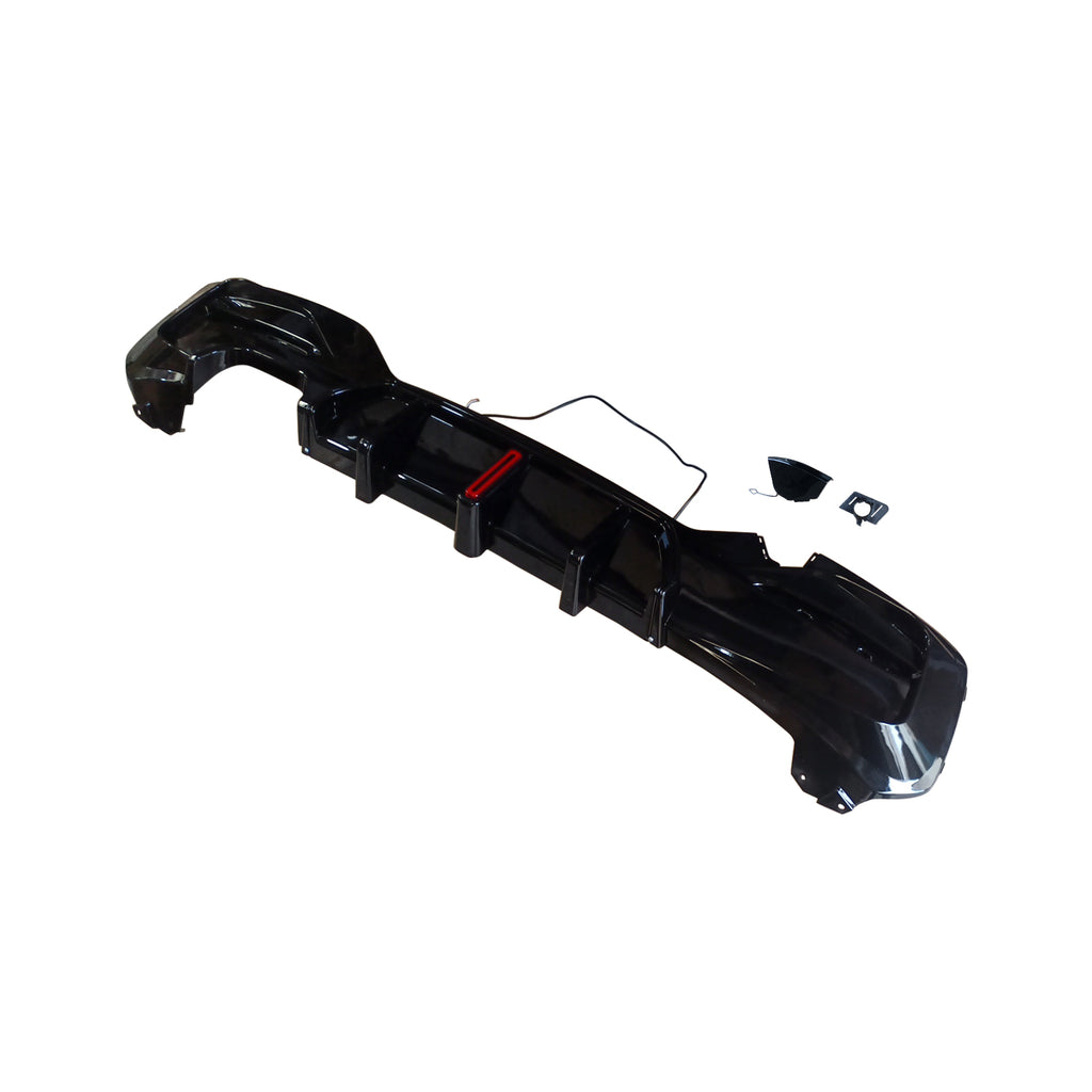 NINTE MP Style For 2015 - 2019 BMW 1 - Series F20 F21 M135 M140 Rear Diffuser Single Quad Exhaust - NINTE