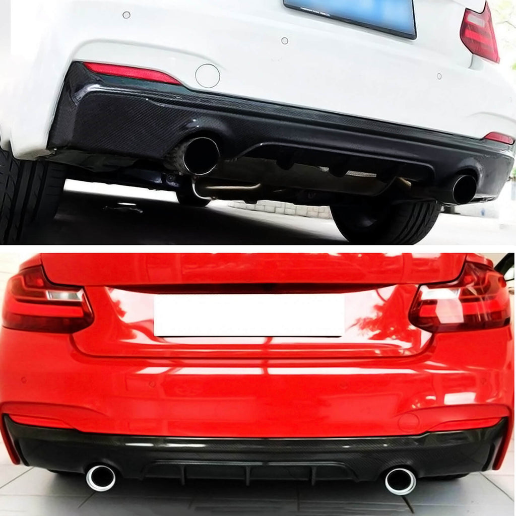NINTE Rear Diffuser For BMW 2014-2021 F22 2 Series M Performance