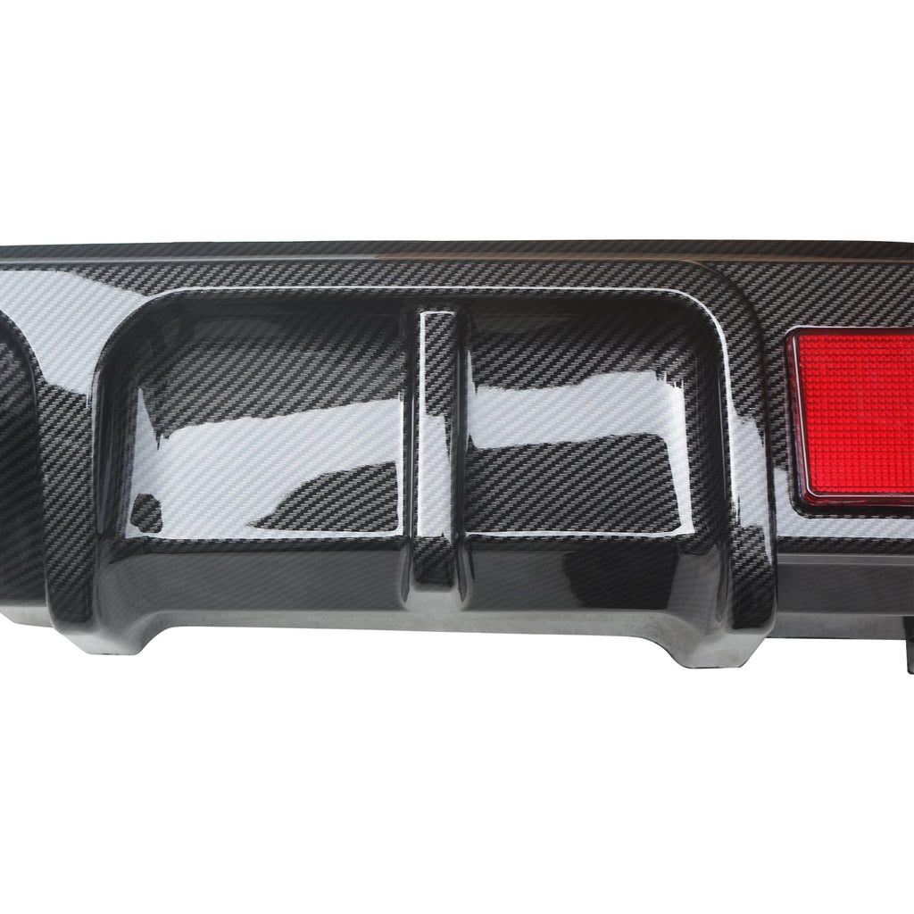 Ninte Rear Diffuser For 2017-2023 Infiniti Q60 Abs Bumper Lip With Brake Light