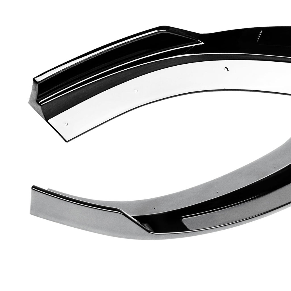 NINTE Gloss Black Front Bumper Lip For 2014-2016 Audi S3 /A3 S Line