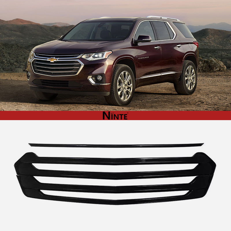 NINTE For 2018-2021 Chevrolet Traverse Grille Cover Painted Front Grill Overlay